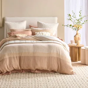 Habitat Mirage Textured Quilt Cover Set Dusty Clay by Habitat, a Quilt Covers for sale on Style Sourcebook