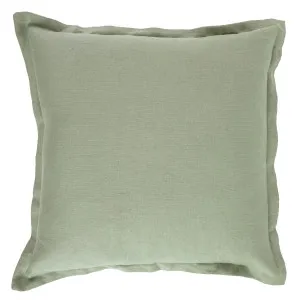 Muse Sahara Linen Feather Cushion Jade by Muse, a Cushions, Decorative Pillows for sale on Style Sourcebook