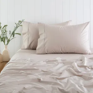 Habitat 300Tc Cotton Fitted Sheet Natural by Habitat, a Sheets for sale on Style Sourcebook