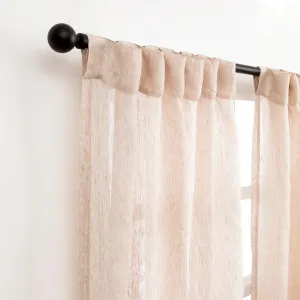Habitat Bailey Extendable Rod Set Black by Habitat, a Shower Curtains for sale on Style Sourcebook