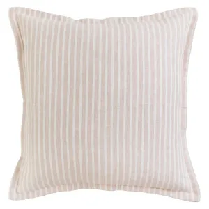 Muse Sahara Linen Striped Square Cushion Natural by Muse, a Cushions, Decorative Pillows for sale on Style Sourcebook