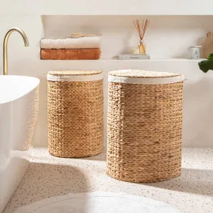 Habitat Arlo Laundry Hamper Natural by Habitat, a Laundry Bags & Baskets for sale on Style Sourcebook