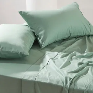 Habitat 300 Thread Count Cotton Sheet Set Green by Habitat, a Sheets for sale on Style Sourcebook