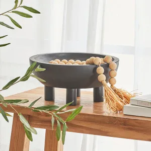 Muse Soho Footed Decorative Bowl Black by Muse, a Bowls for sale on Style Sourcebook