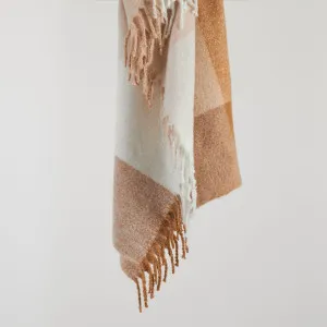 Habitat Lexi Check Extra Large Throw Natural by Habitat, a Throws for sale on Style Sourcebook