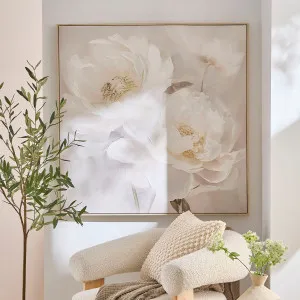 Muse Celeste Framed Canvas Wall Art White by Muse, a Wall Hangings & Decor for sale on Style Sourcebook