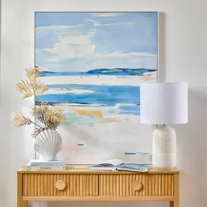 Muse Tide Framed Canvas Wall Art Blue by Muse, a Wall Hangings & Decor for sale on Style Sourcebook