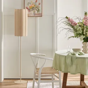 Muse Talstone Linen 165Cm Floor Lamp Beige by Muse, a Table & Bedside Lamps for sale on Style Sourcebook