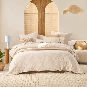Habitat Kyton Quilt Cover Set Natural by Habitat, a Quilt Covers for sale on Style Sourcebook