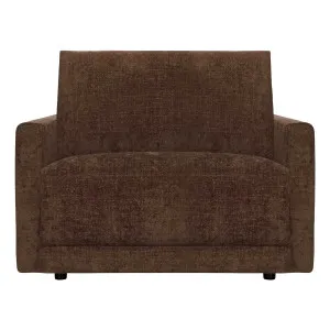 Hendrix Armchair in Lila Chocolate by OZ Design, a Chairs for sale on Style Sourcebook