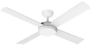 Martec Proton 48" DC Ceiling Fan with LED Light and Wall Control Matte White by Martec, a Ceiling Fans for sale on Style Sourcebook