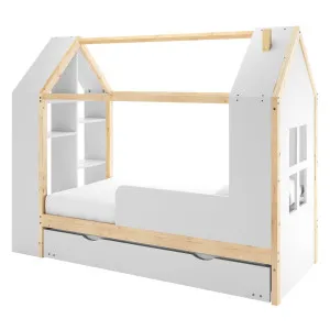 Halden Kids Cubby Bed Storage & Trundle in White & Natural by Luxo Furniture, a Kids Beds & Bunks for sale on Style Sourcebook