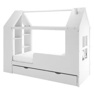 Halden Kids Cubby Bed Storage & Trundle in White by Luxo Furniture, a Kids Beds & Bunks for sale on Style Sourcebook