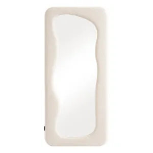 Sabrina 180cm Curved Full Length Mirror in Beige by Luxo Home Decor, a Mirrors for sale on Style Sourcebook