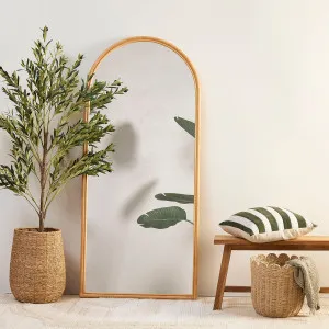 Muse Tivoli Rattan Floor Mirror Natural by Muse, a Mirrors for sale on Style Sourcebook