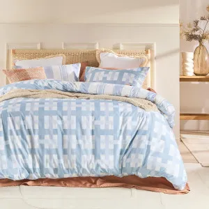 Pillow Talk Navaya Quilt Cover Set Blue by Pillow Talk, a Quilt Covers for sale on Style Sourcebook