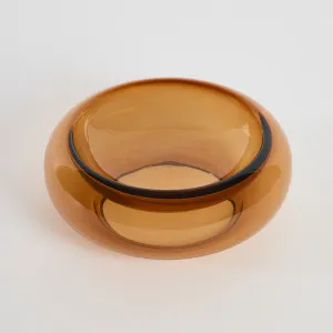 Muse Dune Glass Bowl Amber by Muse, a Bowls for sale on Style Sourcebook