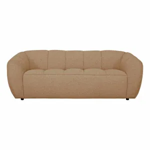 Phoebe 2.5 Seater Sofa in Lola Mushroom by OZ Design, a Sofas for sale on Style Sourcebook