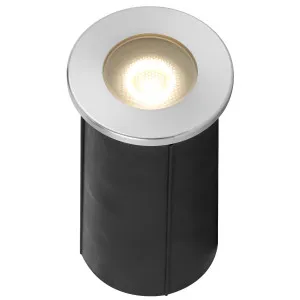 Telbix Halon Modern LED Recessed Outdoor Deck Light - Stainless Steel by Telbix, a Outdoor Lighting for sale on Style Sourcebook