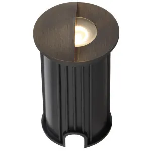Telbix Halon Modern Glare Free LED Recessed Outdoor Step/Wall Light - Antique Brass by Telbix, a Outdoor Lighting for sale on Style Sourcebook