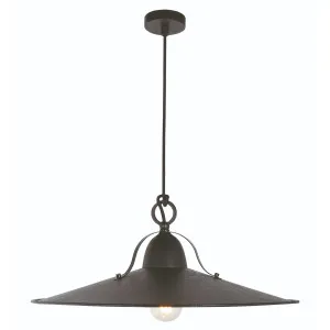 MDA Lighting Benson Large Vintage Pendant - Charred by MDA Lighting, a Lighting for sale on Style Sourcebook