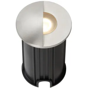 Telbix Halon Modern Glare Free LED Recessed Outdoor Step/Wall Light - Stainless Steel by Telbix, a Outdoor Lighting for sale on Style Sourcebook
