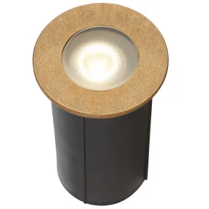 Telbix Halon Modern LED Recessed Outdoor Deck Light - Natural Brass by Telbix, a Outdoor Lighting for sale on Style Sourcebook