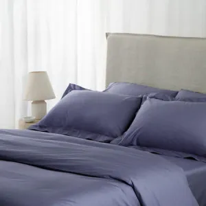 Egyptian Royale Pillowcase Pair - Egyptian Cotton, European, Midnight Blue - Canningvale by Canningvale_Egyptian Royale, a Sheets for sale on Style Sourcebook