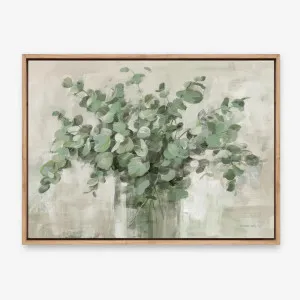 Scented Eucalyptus Neutral Canvas Print by The Print Emporium, a Prints for sale on Style Sourcebook