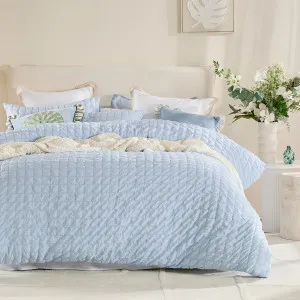 Pillow Talk Talulah Quilt Cover Set Blue by Pillow Talk, a Quilt Covers for sale on Style Sourcebook
