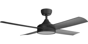 Calibo Breeze Silent Pro 48" DC Ceiling Fan with 3CCT LED and Remote Control - Black by Calibo, a Ceiling Fans for sale on Style Sourcebook