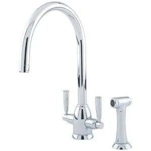 Shaws by Perrin & Rowe Silverdale Kitchen Mixer with Rinse Chrome AUSH4866CP-3 by Shaws by Perrin & Rowe, a Kitchen Taps & Mixers for sale on Style Sourcebook