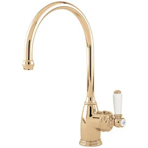 Shaws by Perrin & Rowe Yarrow Kitchen Mixer Polished Brass AUSH4341BRWPC-3 by Shaws by Perrin & Rowe, a Kitchen Taps & Mixers for sale on Style Sourcebook