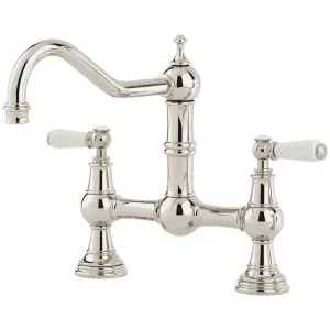 Shaws by Perrin & Rowe Hambleton Kitchen Mixer Nickel AUSH4751NIWPC-3 by Shaws by Perrin & Rowe, a Kitchen Taps & Mixers for sale on Style Sourcebook