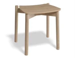 Andi Low Stool - Natural Ash 45cm by Level, a Stools for sale on Style Sourcebook