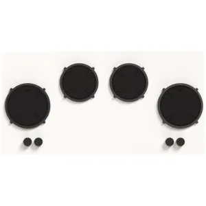 Pitt Drum Series- 4 Burner Induction Cooktop Black DRUM4BTF-I by Pitt, a Cooktops for sale on Style Sourcebook