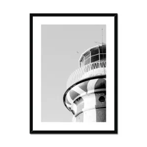 Coastal Lighthouse Sydney Black and White Framed Print by Adam Davies, a Prints for sale on Style Sourcebook