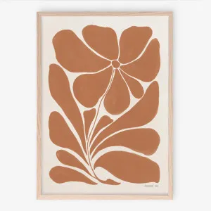 Blooming Joy I Terracotta Art Print by The Print Emporium, a Prints for sale on Style Sourcebook