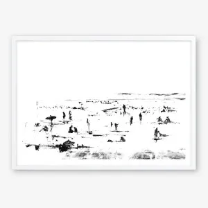 Beach People Art Print by The Print Emporium, a Prints for sale on Style Sourcebook