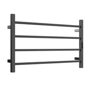 HETTA Multi-Function Square Heated Towel Rail 4 Bar Gunmetal by Highgrove Bathrooms, a Towel Rails for sale on Style Sourcebook