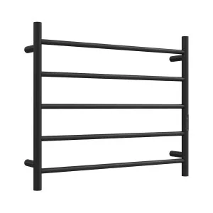 HETTA Multi-Function Round Heated Towel Rail 5 Bar Matte Black by Highgrove Bathrooms, a Towel Rails for sale on Style Sourcebook