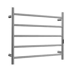 HETTA Multi-Function Round Heated Towel Rail 5 Bar Polished Stainless Steel by Highgrove Bathrooms, a Towel Rails for sale on Style Sourcebook