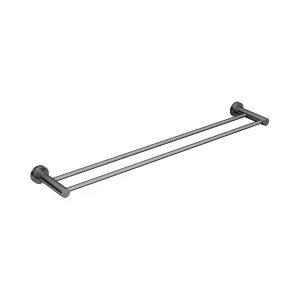 SPIN Double Towel Rail 600mm Gunmetal by Highgrove Bathrooms, a Towel Rails for sale on Style Sourcebook