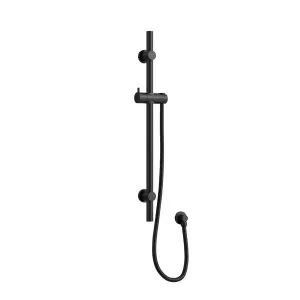 ELEMENTS Single Shower Rail with External Water Inlet Matte Black by Highgrove Bathrooms, a Showers for sale on Style Sourcebook