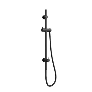 ELEMENTS Universal Water Inlet Shower Rail with Diverter Matte Black by Highgrove Bathrooms, a Showers for sale on Style Sourcebook