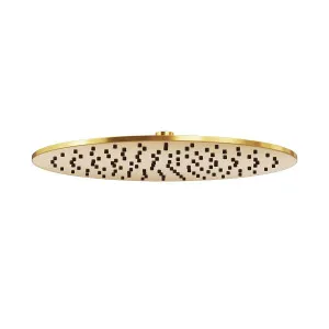 MONSOON Round Shower Head Brushed Brass 400mm by Highgrove Bathrooms, a Showers for sale on Style Sourcebook