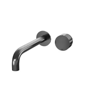 SPIN In Wall Progressive Mixer & 220mm Spout Set Gunmetal by Highgrove Bathrooms, a Bathroom Taps & Mixers for sale on Style Sourcebook