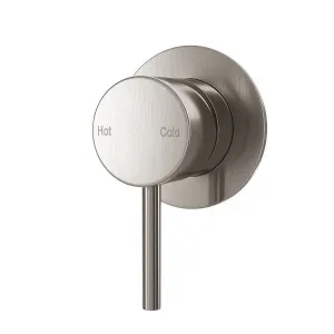 SPIN In Wall Mixer Set Brushed Nickel by Highgrove Bathrooms, a Bathroom Taps & Mixers for sale on Style Sourcebook