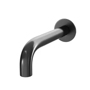 SPIN In Wall Basin Spout Gunmetal 200mm by Highgrove Bathrooms, a Bathroom Taps & Mixers for sale on Style Sourcebook