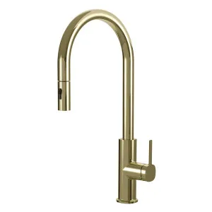 SYMMETRY Pullout Sink Mixer Champagne Gold by Highgrove Bathrooms, a Bathroom Taps & Mixers for sale on Style Sourcebook
